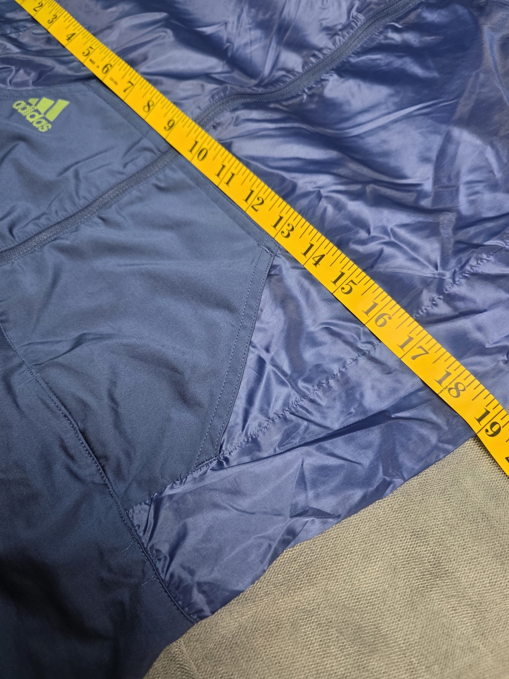 Adidas Blue Lightweight Bomber Track Jacket Women’s Small - Picture 10 of 11